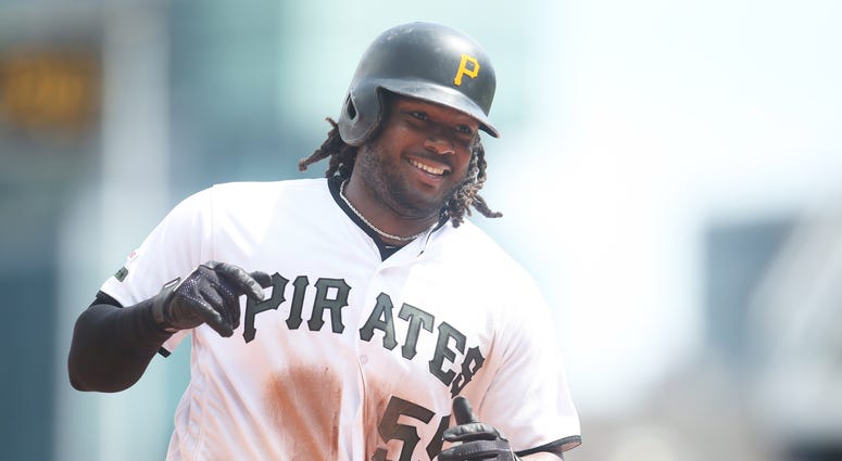 Pittsburgh Pirates first baseman Josh Bell Pittsburgh Pirates first baseman Josh Bell