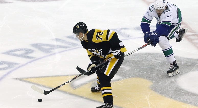 Penguins winger Patrick Hornqvist