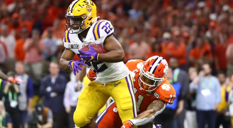 Clyde Edwards-Helaire of LSU Clyde Edwards-Helaire of LSU
