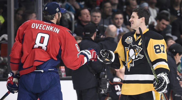 Sidney Crosby and Alex Ovechkin Sidney Crosby and Alexander Ovechkin