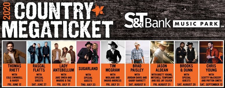 2020 Country MegaTicket 2020 Country MegaTicket