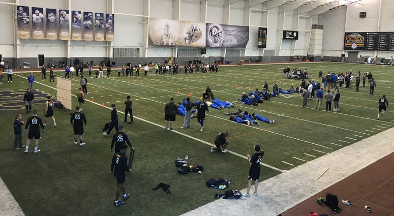 Pitt Football Pro Day in 2019