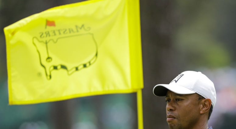 Tiger Woods at The Masters Tiger Woods