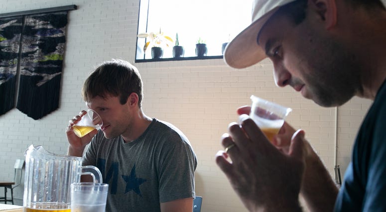 File Photo: Men drinking beer
