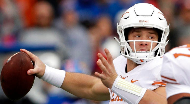 Texas quarterback Sam Ehlinger Texas quarterback Sam Ehlinger