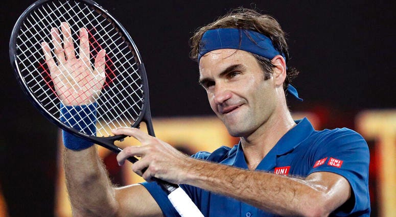 Switzerland's Roger Federer Switzerland's Roger Federer