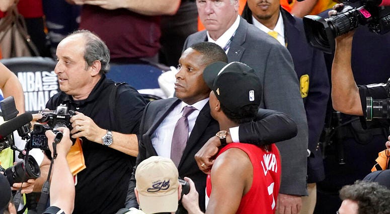 Toronto Raptors general manager Masai Ujiri Toronto Raptors general manager Masai Ujiri