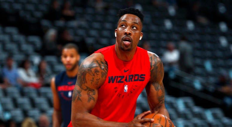 Washington Wizards center Dwight Howard Washington Wizards center Dwight Howard