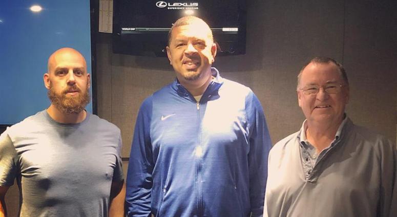 Pitt men basketball head coach Jeff Capel with the Fan Morning Show