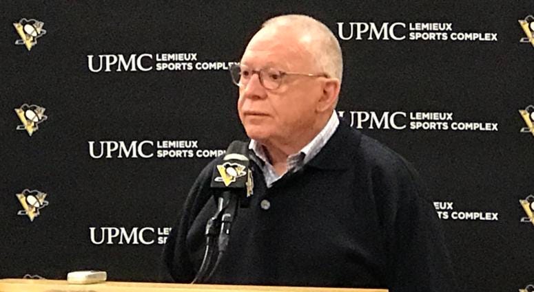 Penguins GM Jim Rutherford