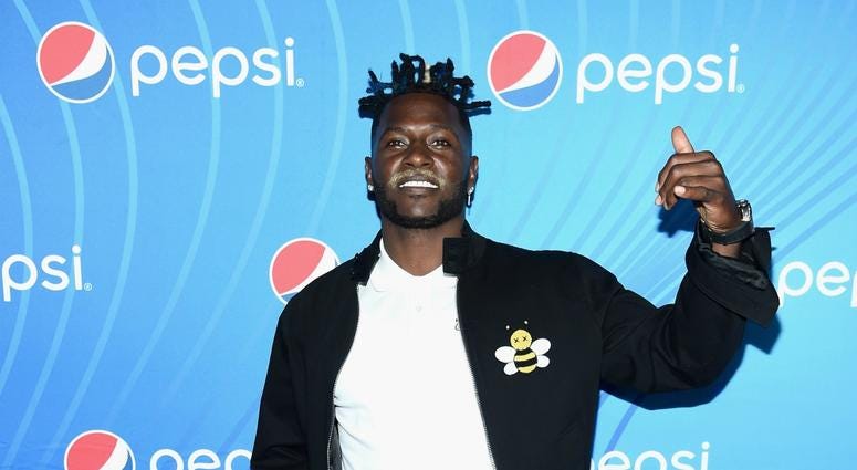 Antonio Brown attends 'Planet Pepsi' Pre-Super Bowl LIII party, featuring Travis Scott DO NOT USE