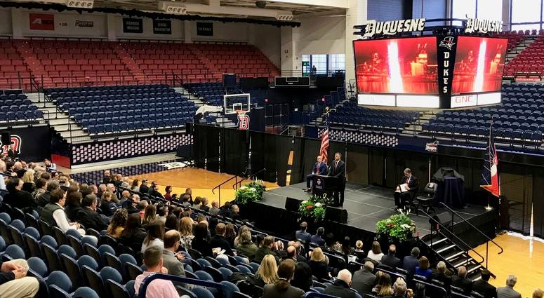 Duquesne's AJ Palumbo Center in 2018