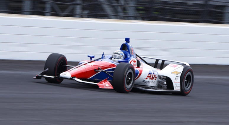 ABC Supply AJ Foyt Racing's Tony Kanaan During Carb Day At Indianapolis Motor Speedway ABC Supply AJ Foyt Racing's Tony Kanaan At Indianapolis Motor Speedway