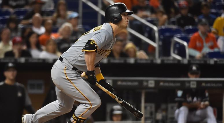 Pittsburgh Pirates left fielder Corey Dickerson Pittsburgh Pirates left fielder Corey Dickerson