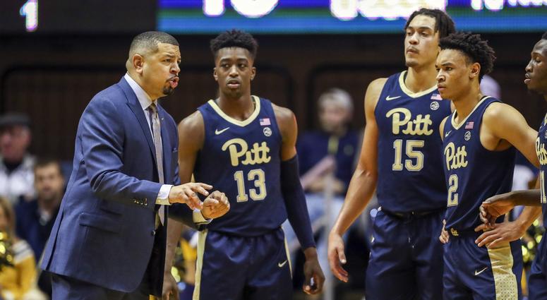 Jeff Capel talks to his players Jeff Capel talks to his players