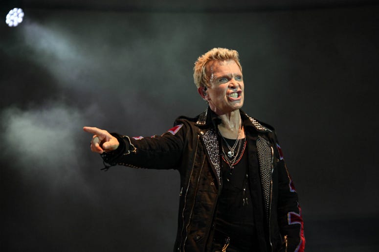 Billy Idol performs during SunFest Billy Idol performs during SunFest