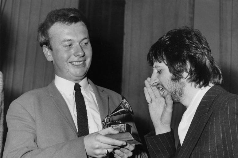 Geoff Emerick And Ringo Starr Geoff Emerick And Ringo Starr