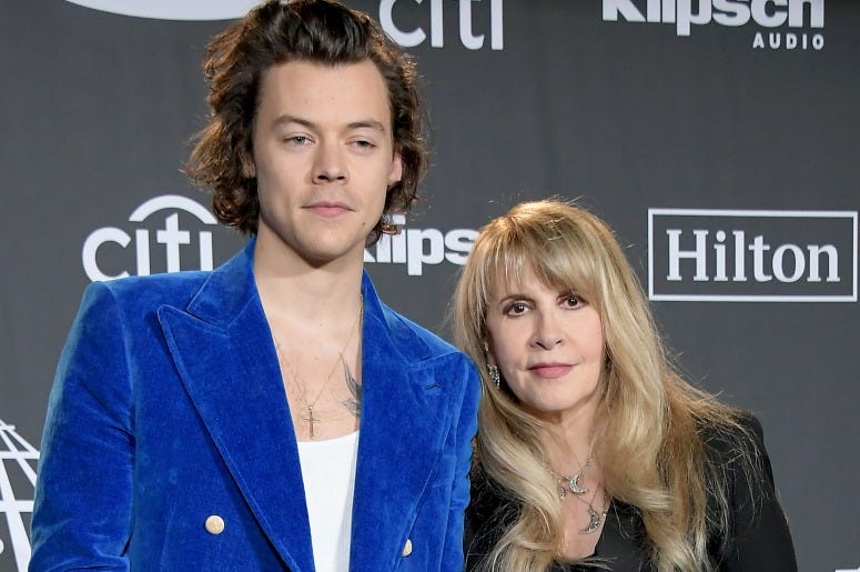 Harry Styles and Stevie Nicks Harry Styles and Stevie Nicks