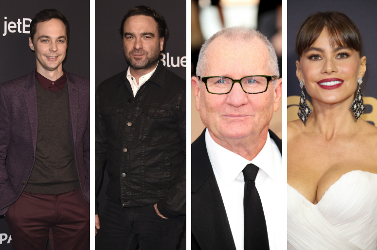 Jim Parsons and Johnny Galecki at PaleyFest 2018 - at the Dolby Theatre on March 21, 2018 in Hollywood, California / Ed O'Neill arrives on the red carpet before the 22nd annual Screen Actors Guild Awards / Sofia Vergara arrives at the 69th Emmy Awards Jim Parsons and Johnny Galecki at PaleyFest 2018 - at the Dolby Theatre on March 21, 2018 in Hollywood, California / Ed O'Neill arrives on the red carpet before the 22nd annual Screen Actors Guild Awards / Sofia Vergara arrives at the 69th Emmy Awards