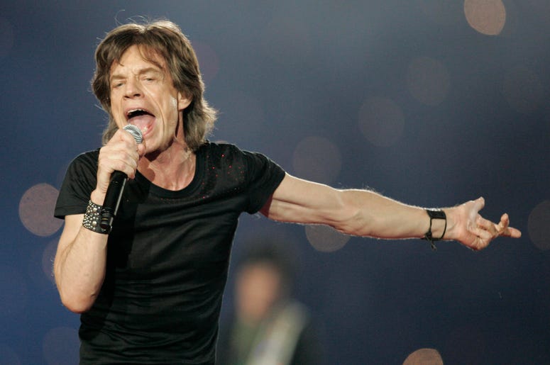 Mick Jagger performs with The Rolling Stones Mick Jagger performs with The Rolling Stones