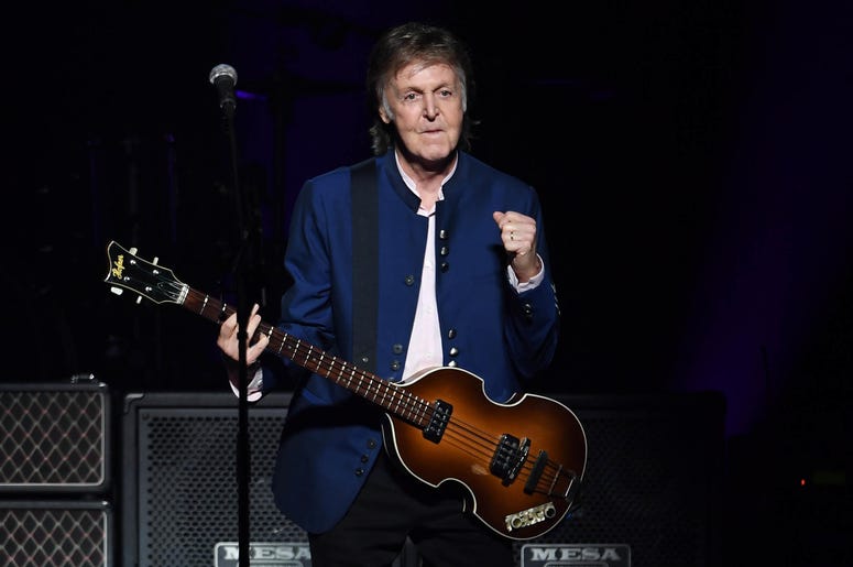 Paul McCartney performs at the American Airlines Arena Paul McCartney performs at the American Airlines Arena