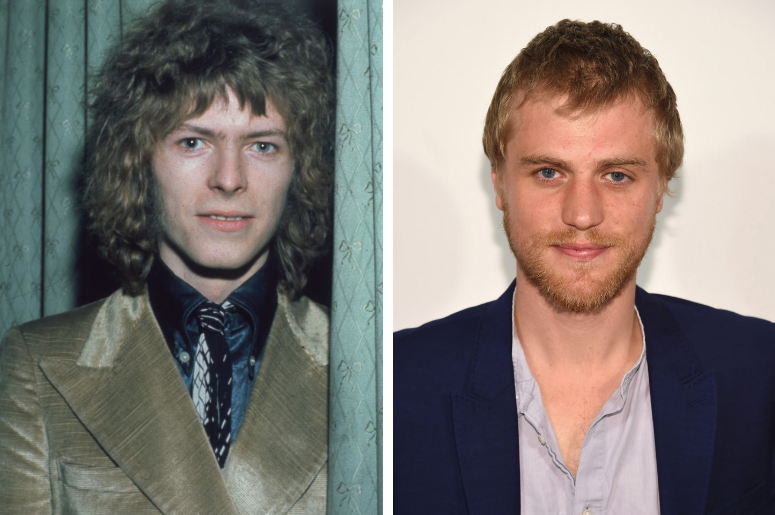 David Bowie in 1970 and Johnny Flynn David Bowie in 1970 and Johnny Flynn