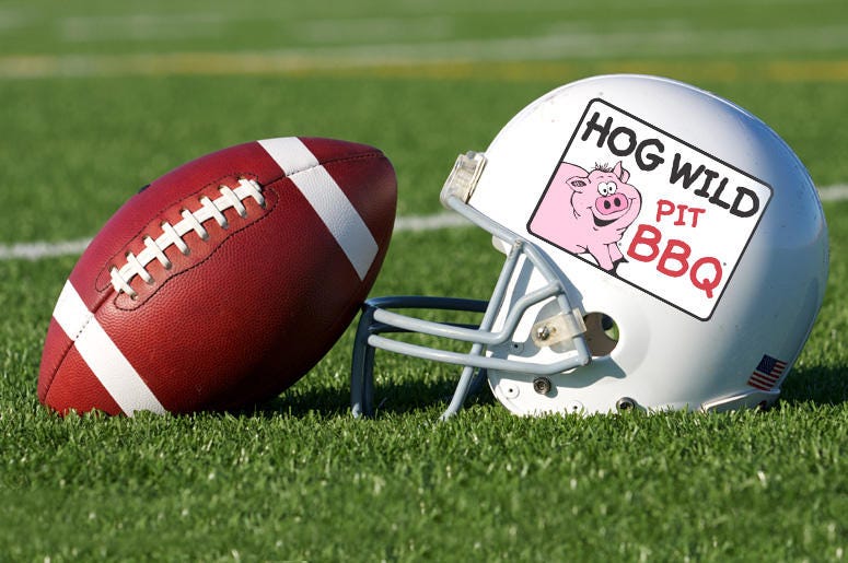 You could win BBQ for 10 for the big game from Hog Wild You could win BBQ for 10 for the big game from Hog Wild