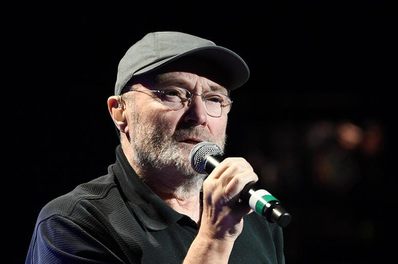 Phil Collins performs during the Little Dreams Foundation Benefit Gala Phil Collins performs during the Little Dreams Foundation Benefit Gala