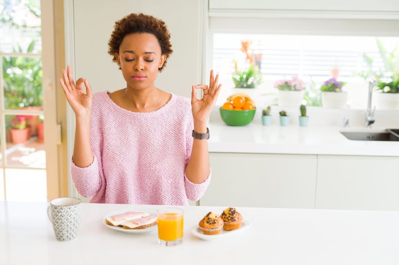 Eating Breakfast alone