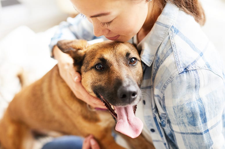 Woman with Dog