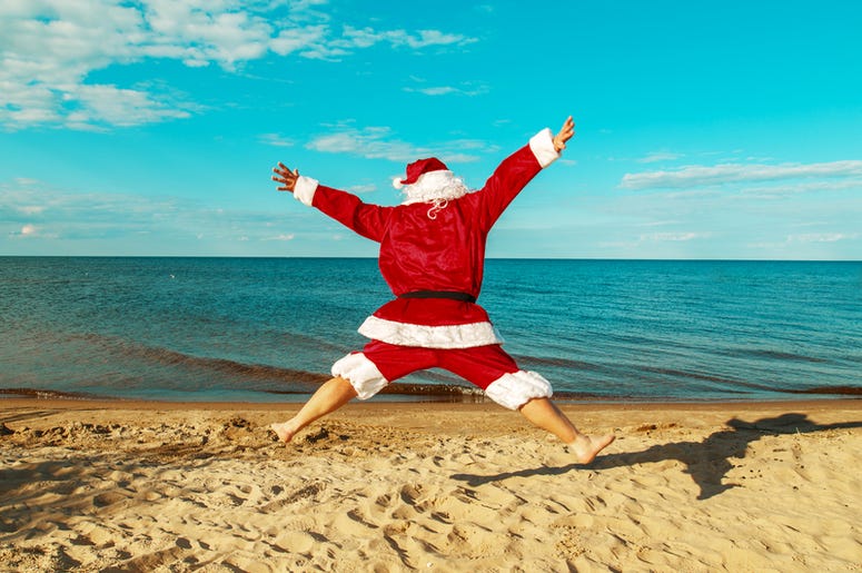 Santa on the Beach Santa on the Beach