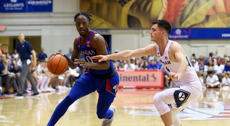 No. 4 Kansas beats BYU 71-56 for spot in Maui title game