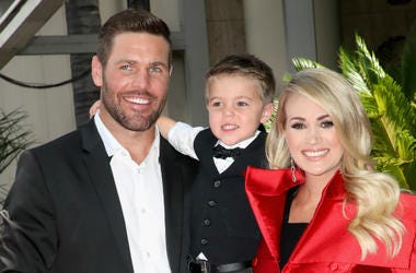 Mike Fisher and Isaiah Michael Fisher attend as Carrie Underwood is honored with a star on The Hollywood Walk of Fame Mike Fisher and Isaiah Michael Fisher attend as Carrie Underwood is honored with a star on The Hollywood Walk of Fame