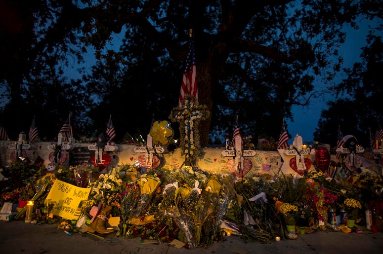 Vigil site for Borderline Bar and Grill shooting Vigil site for Borderline Bar and Grill shooting