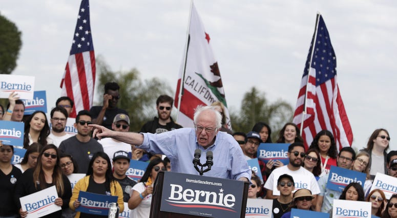 Bernie Sanders Rally Cali