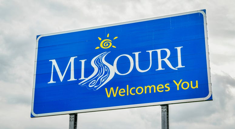 Missouri welcome sign