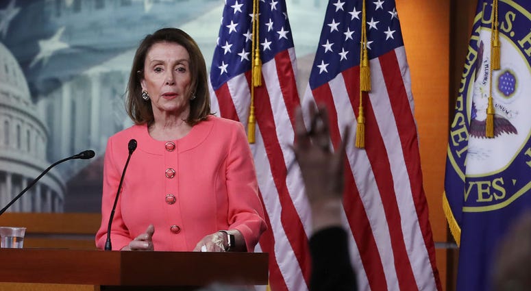 House Speaker Nancy Pelosi Holds Weekly News Conference At U.S. Capitol