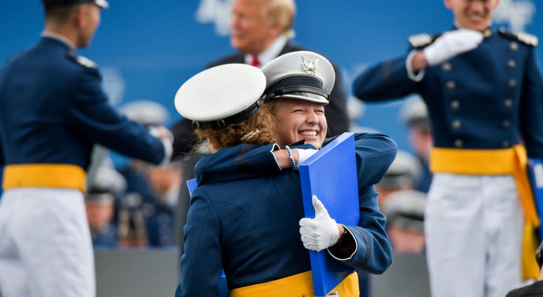 President Trump at Air Force Academy