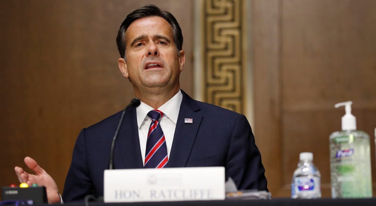 Rep. John Ratcliffe, (R-TX), testifies before a Senate Intelligence Committee