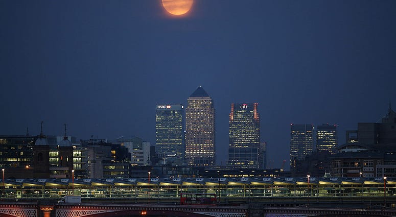 harvest moon in london, england