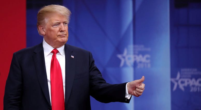 Donald Trump thumbs up