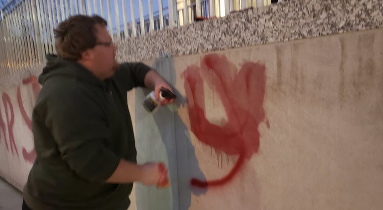 Soldiers Memorial vandalism