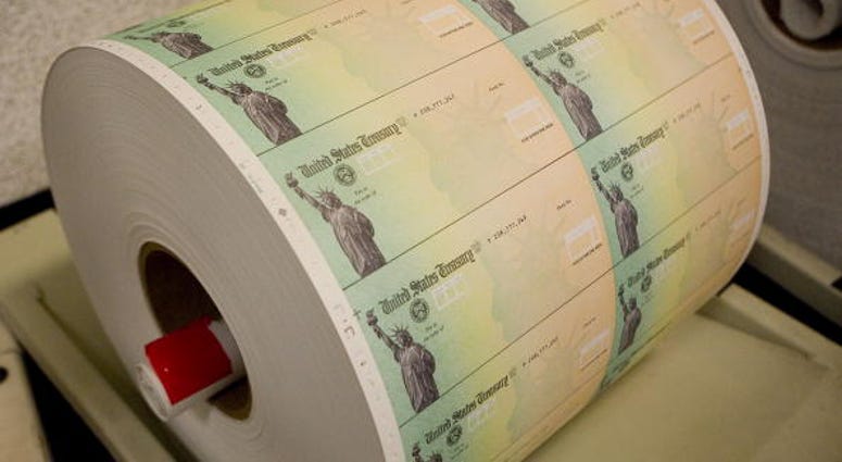 US Treasury Blank Check Roll