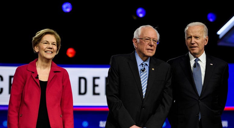 Warren Sanders Biden