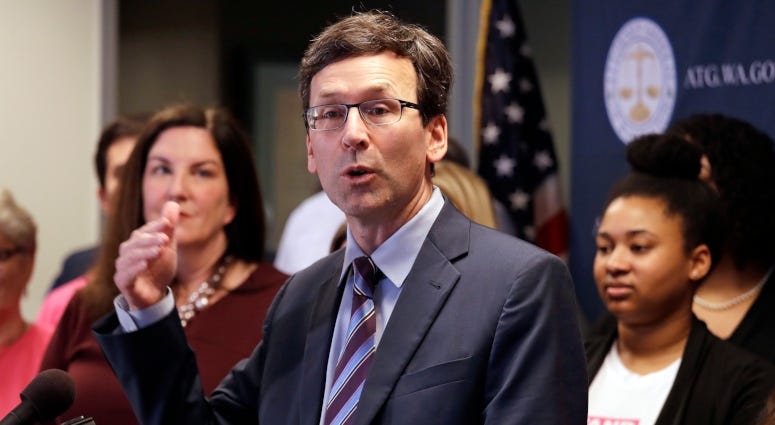 Washington state Attorney General Bob Ferguson