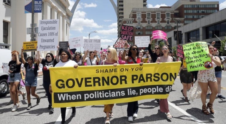 abortion protestors in st. louis