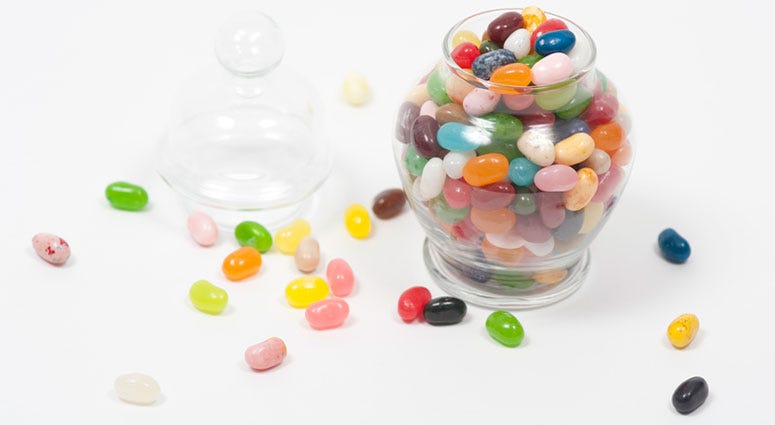 jellybeans in a jar jellybeans in a jar