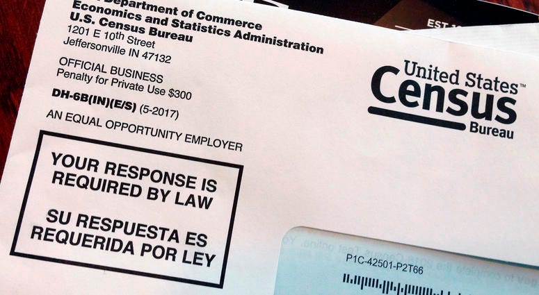 U.S. census in mail