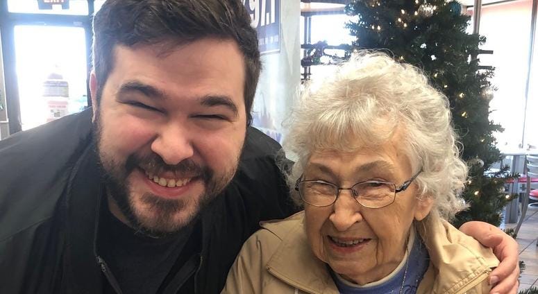 Andrew and Mama Glover