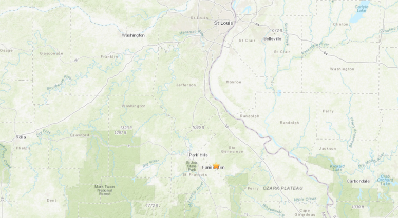 Farmington Earthquake Aug. 9, 2019